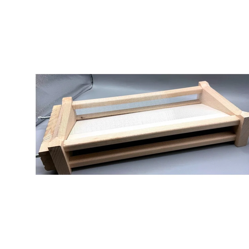 Eppicotispai Chitarra Pasta Cutter Beechwood Double Sided Spaghetti Tagliatelle